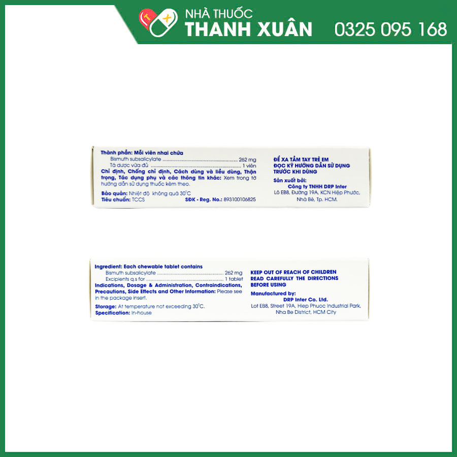 Bativiv thuốc kiểm soát tiêu chảy, hỗ trợ điều trị H. pylori, loét dạ dày và giảm triệu chứng khó tiêu